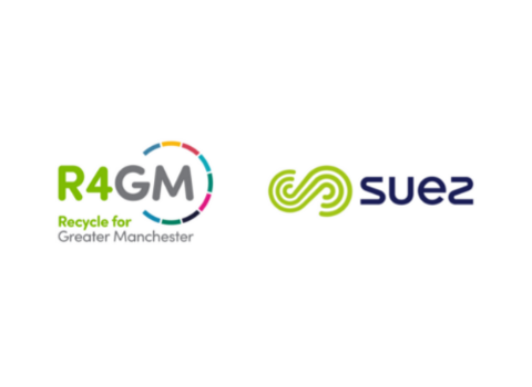 Recycle fore Greater Manchester and Suez logos